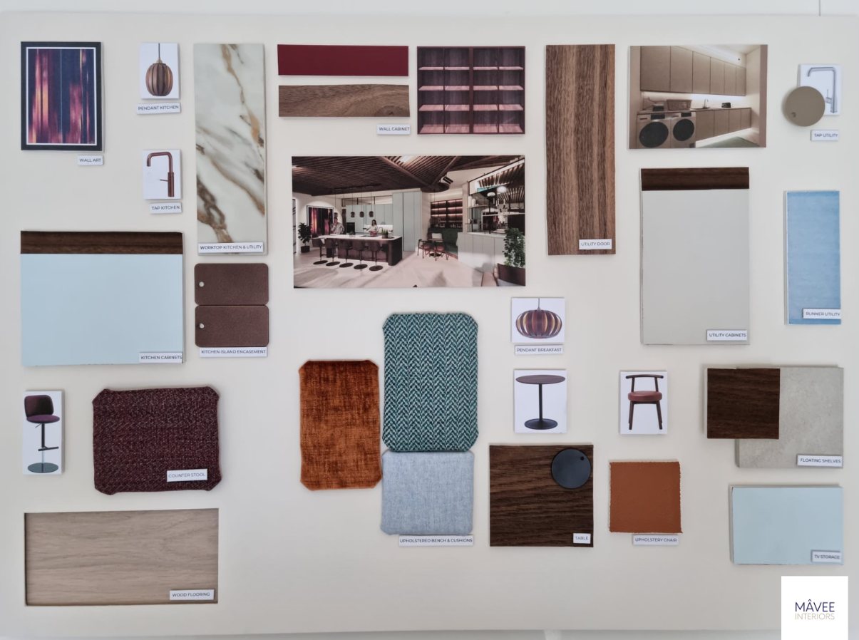 Warehouse Apartment, East London, sample boards, image 3