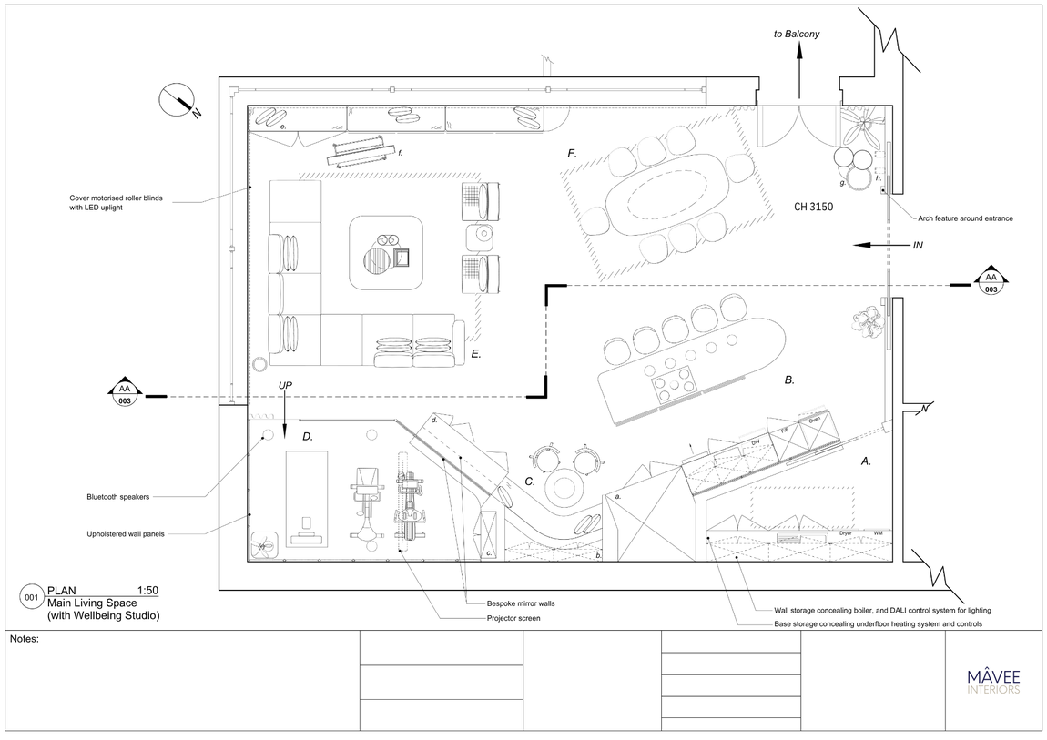 Warehouse Apartment, East London, floor plan